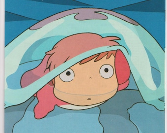 Ponyo Hayao Miyazaki Ghibli Japanese Movie Ticket Stub