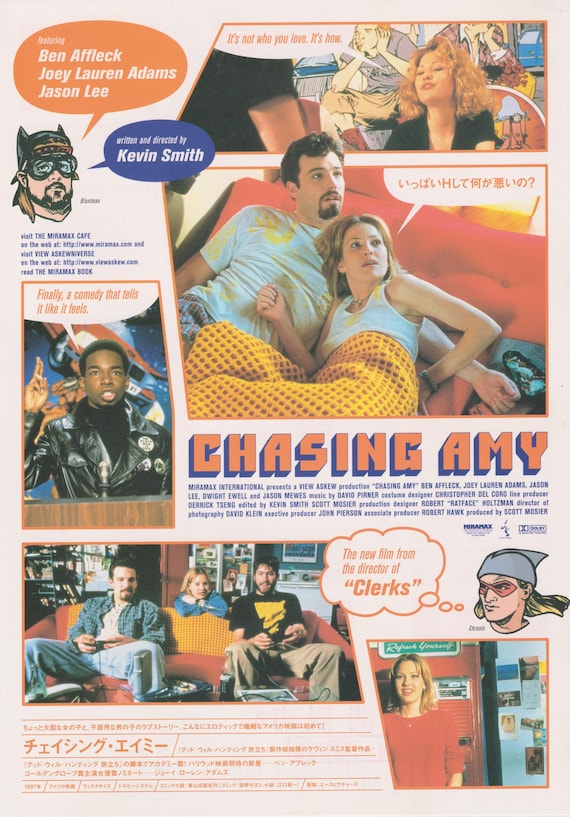 Chasing Amy 1997 Kevin Smith Japanese Chirashi Movie Poster Flyer B5