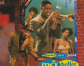 Mo' Better Blues 1990 Spike Lee Japanese Chirashi Movie Poster Flyer B5