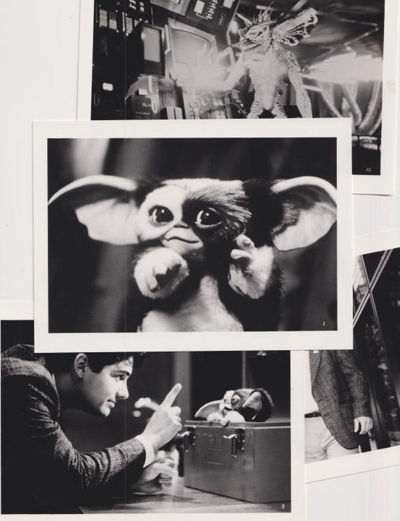 Gremlins 2 1990 Vintage Official Movie Film Stills Set of 4 Photographs