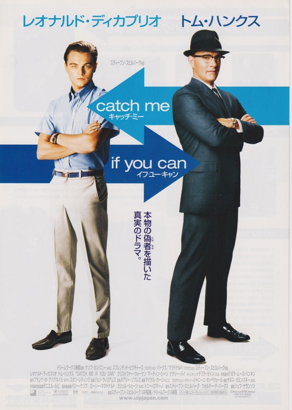 Catch Me If You Can 2002 Steven Spielberg Japanese Movie Flyer Poster Chirashi B5