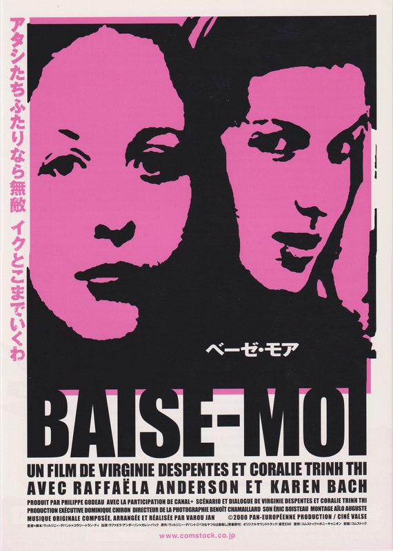 Baise-Moi 2000 Virginie Despentes Coralie Trinh Thi Japanese Chirashi Movie Poster Flyer B5