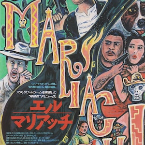 El Mariachi 1992 Robert Rodriguez Filme Japonês Flyer Cartaz Chirashi B5