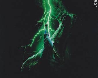 Godzilla 1998 Toho Japanese Chirashi Movie Poster Flyer B5