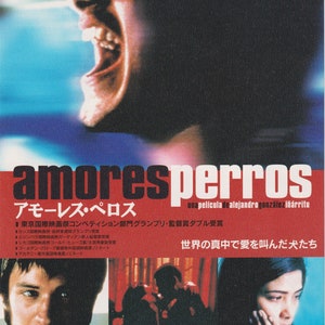 Amores perros 2000 Alejandro González Iñárritu Japanese Chirashi Movie Flyer B5