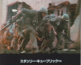 Full Metal Jacket 1987 Stanley Kubrick Japanese Movie Flyer Poster Chirashi B5