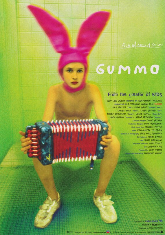Gummo 1997 Harmony Korine Japanese Movie Flyer Poster Chirashi B5