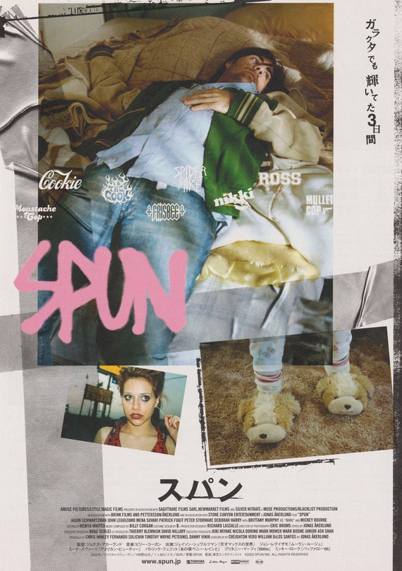 Spun 2002 Jonas Akerlund Japanese Chirashi Movie Flyer B5