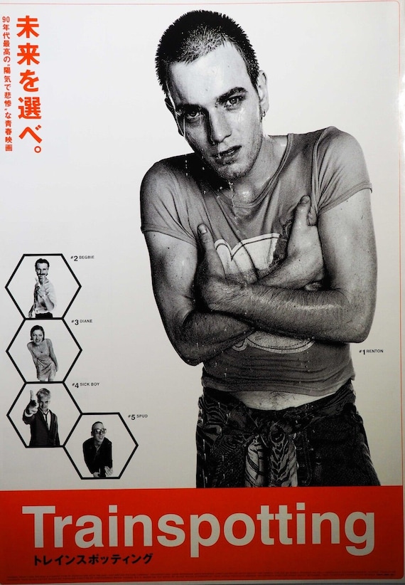 Trainspotting 1998 V Danny Boyle Japanese Mini Poster Chirashi Japan B5