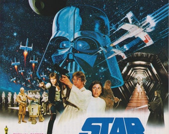 スター・ウォーズ 新たなる希望 1977 オリジナル日本映画チラシ