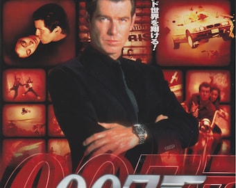 Tomorrow Never Dies 1997 James Bond 007 Japanese Movie Poster Flyer Chirashi B5