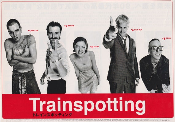 Trainspotting 1998 H Danny Boyle Japanese Movie Flyer (Poster Size B55)