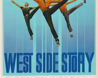 West Side Story 1961 Robert Wise Japanese Movie Flyer Poster Chirashi B5