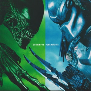 Alien vs. Predator 2004 Paul W S Anderson Japanese Chirashi Movie Poster Flyer B5