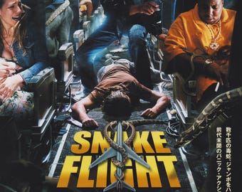 Snakes on a Place 2006 Original Japanese Movie Flyer Chirashi (Poster Size B5)