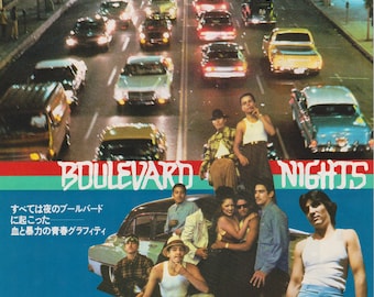Boulevard Nights 1979 Michael Pressman Japanese Chirashi Movie Poster Flyer B5