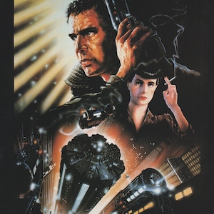 Blade Runner 1982 Director's Cut Ridley Scott Japonés Chirashi Movie Poster Flyer B5