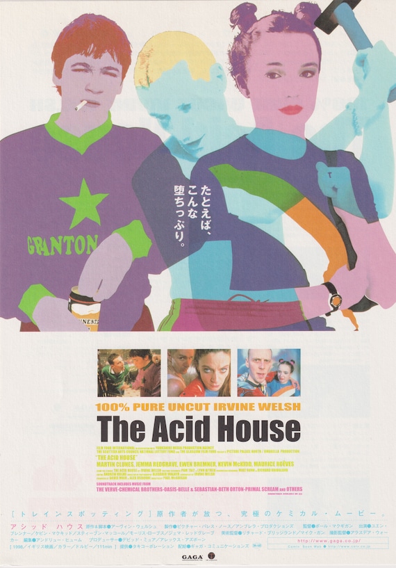 The Acid House 1998 Irving Welsh Paul McGuigan Japanese Chirashi Movie Poster Flyer B5