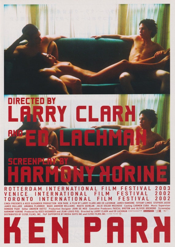 Ken Park 2002 A Larry Clark Japanese Chirashi Movie Poster Flyer B5