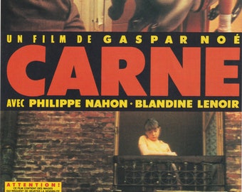 Carne 1991 Gaspar Noé Japanese Movie Flyer Poster Chirashi B5