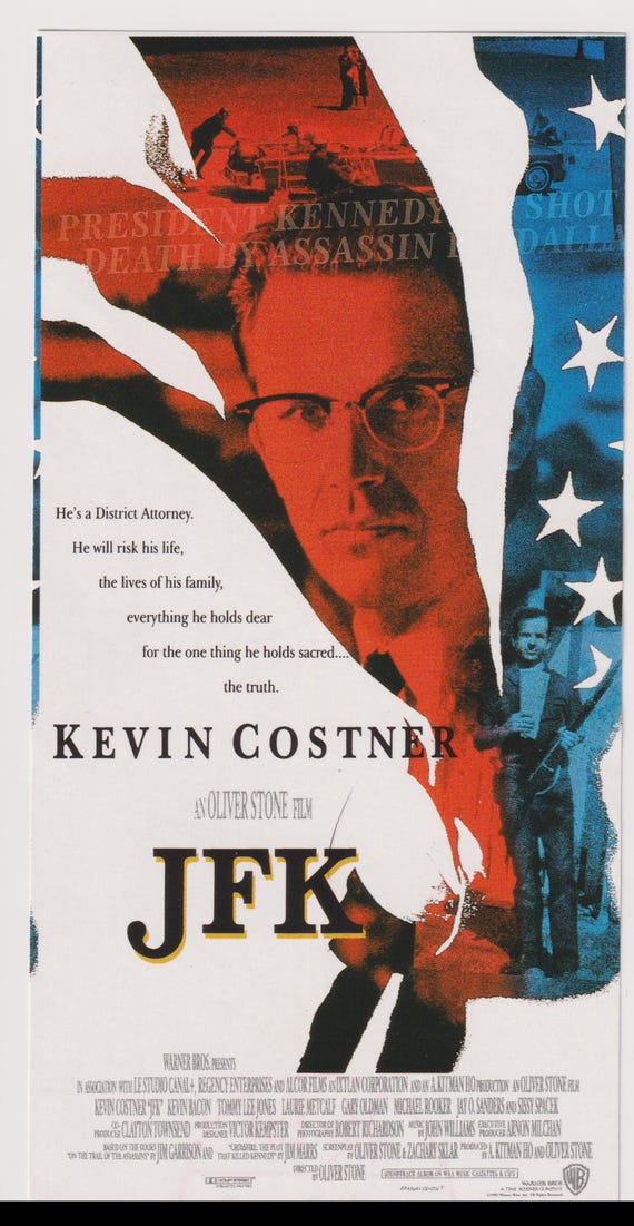 JFK 1991 William Oliver Stone Japanese Original Movie Ticket Stub