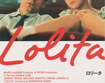 Cinematheque/ラッツィア/ポスター Lolita 1997 Adrian Lyne Japanese Chirashi Movie Poster Flyer
