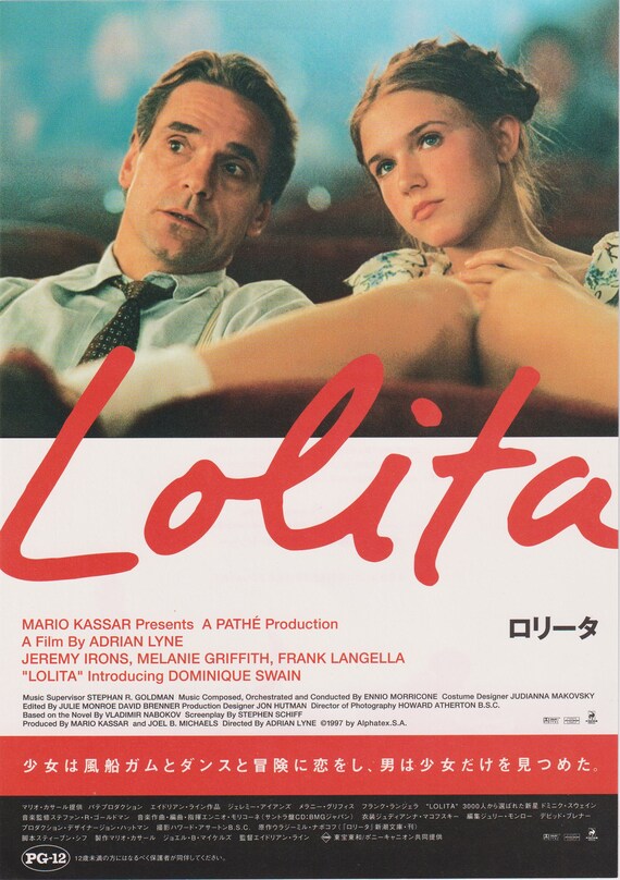 Lolita 1997 Adrian Lyne Japanese Chirashi Movie Poster Flyer B5