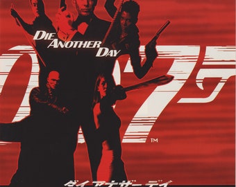 Die Another Day 2002 James Bond 007 Japanese Movie Poster Flyer Chirashi B5