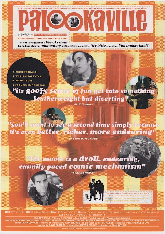 Palookaville 1995 Original Vintage Japanese Chirashi Movie Flyer (Poster size B5)