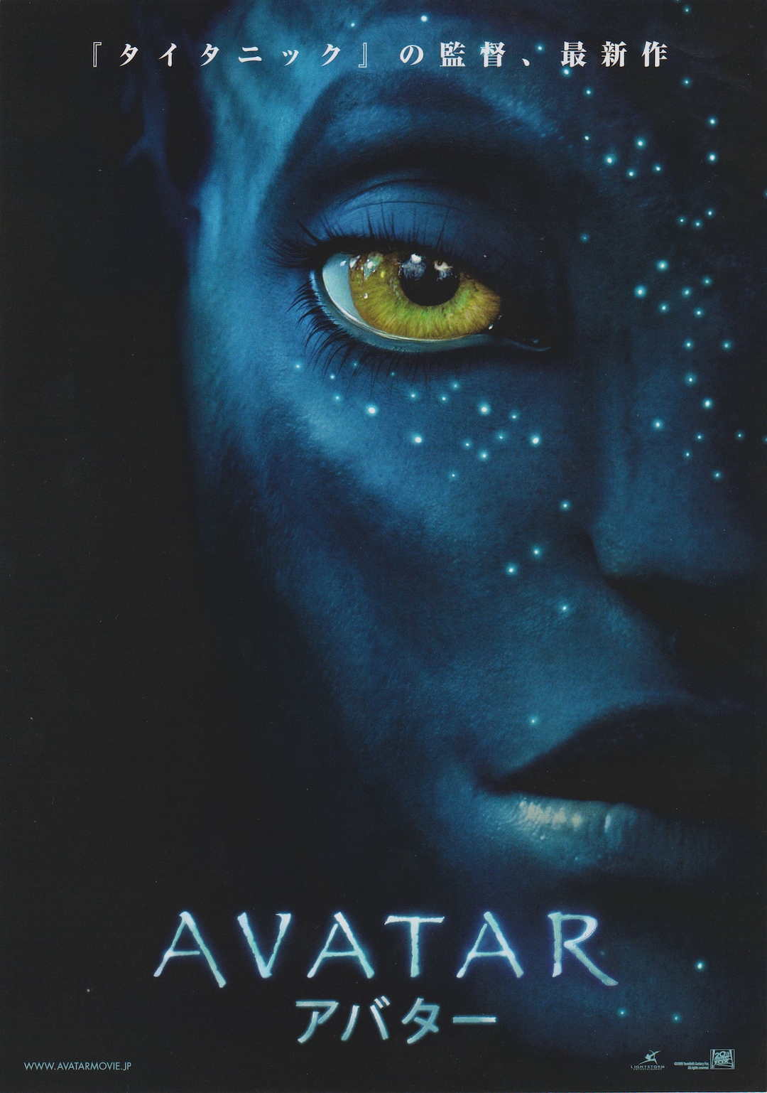 Avatar 2009 James Cameron Japanese Chirashi Movie Poster Flyer B5
