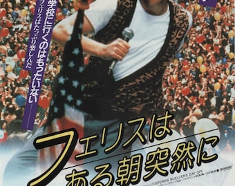 Ferris Bueller's Day off 1986 John Hughes Japanese Chirashi Flyer
