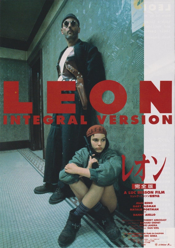 Léon Integral Version 1994 Leon Luc Besson Japanese Movie Flyer Poster Chirashi B5