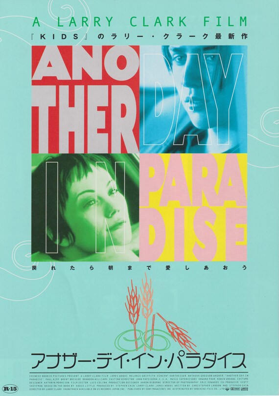 Another Day in Paradise 1998 Larry Clark Japanese Chirashi Movie Flyer B5