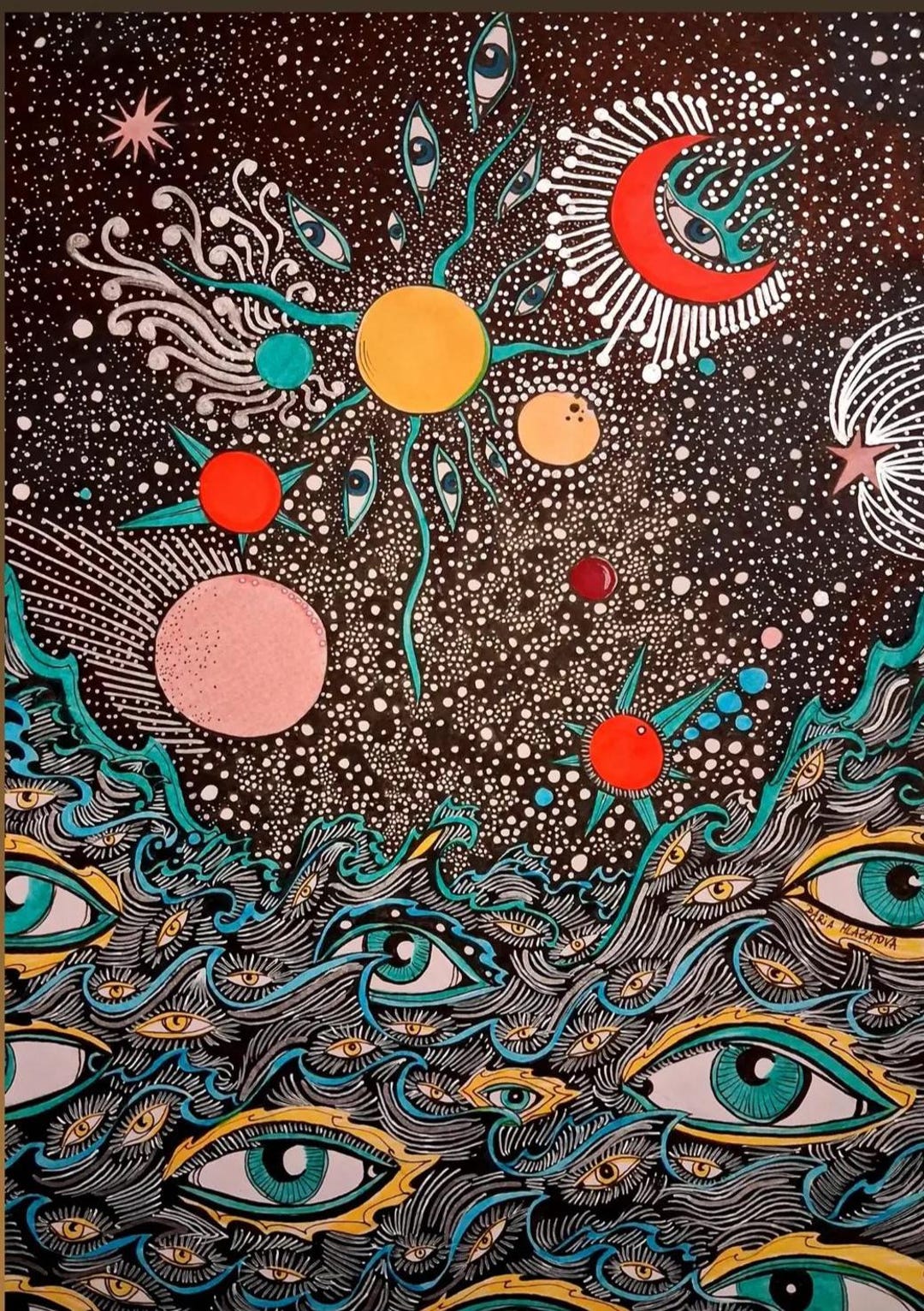 Untitled Original Drawing - Etsy