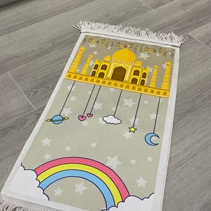 Children's Personalised PRINTED Prayer Mat MINI 75cmx35cm Babies & toddlers image 6