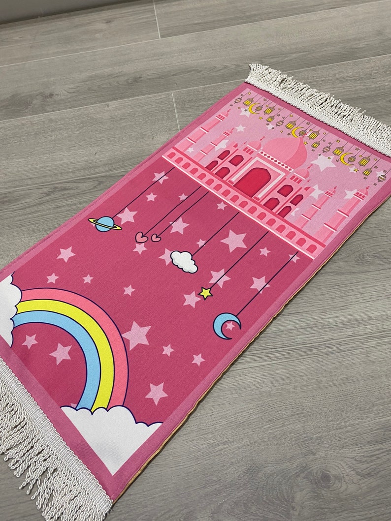 Children's Personalised PRINTED Prayer Mat MINI 75cmx35cm Babies & toddlers image 8