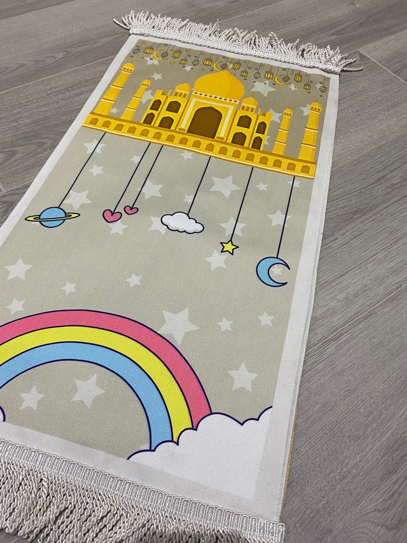 Children's Personalised PRINTED Prayer Mat MINI 75cmx35cm Babies & toddlers image 7