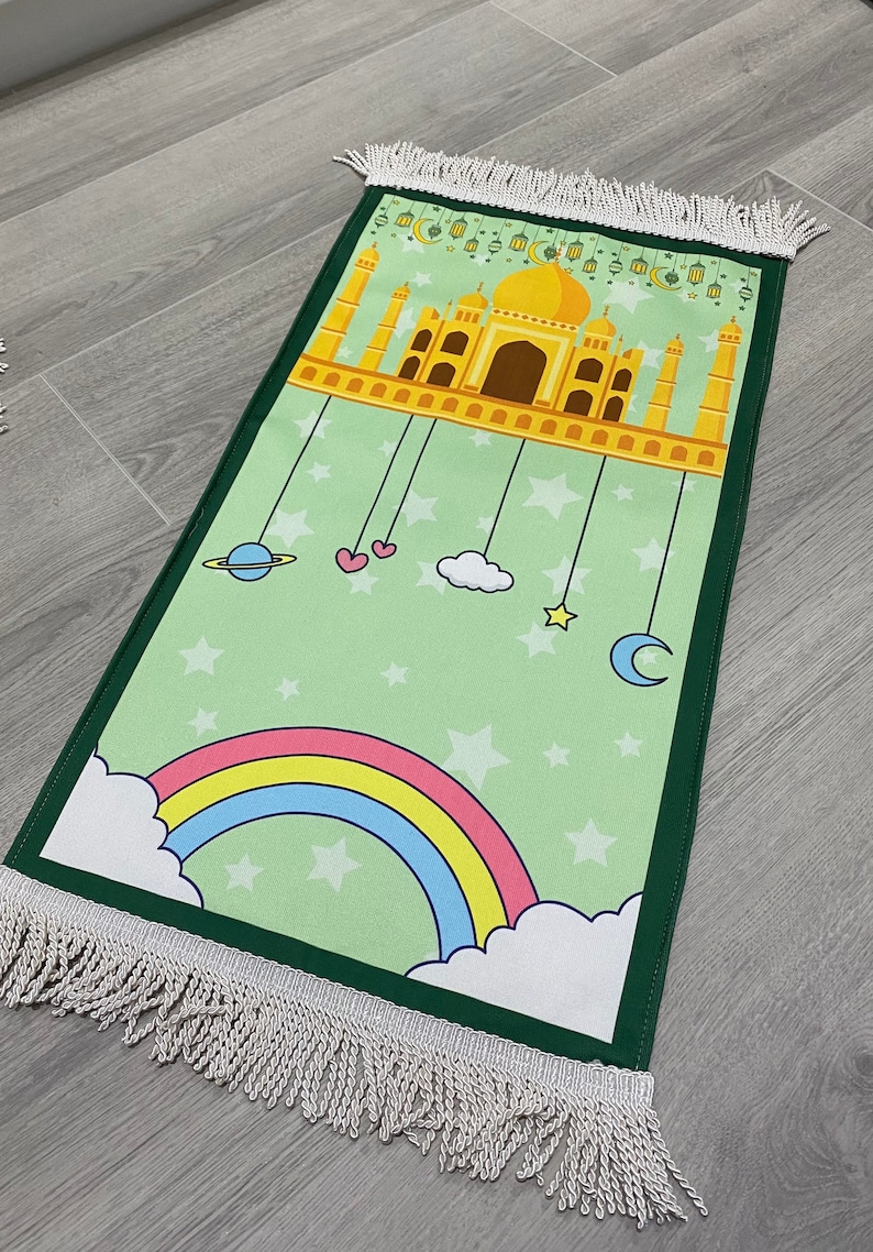 Children's Personalised PRINTED Prayer Mat MINI 75cmx35cm Babies & toddlers image 10