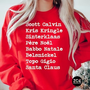 Christmas Movie Shirt, Scott Calvin Santa Clause, Charlie Christmas Gift Sweatshirt Holiday Tim Allen Santa Clause Sweatshirt Scott Calvin