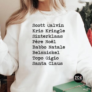 Scott Calvin, The Santa Clause, SC Santa Clause Sweatshirt, The Santa Clause Movie Sweatshirt, The Santa Clause Movie 90&#39;s Merch, Tim Allen