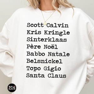 Christmas Sweatshirt The Santa Clause Jumper, Scott Calvin Sweatshirt The Santa Clause Movie Sweater, Scott Calvin Shirt, Topo Gigio Sweater