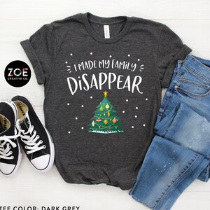 Toddler Clothes Toddler shirts Home Alone I Made My Family Disappear Toddler Tshirt Movie Shirts