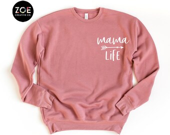 American Apparel Raglan New Mom Gift Hot Mess Happy \u2122 Sweater Mom Life Statement Shirt