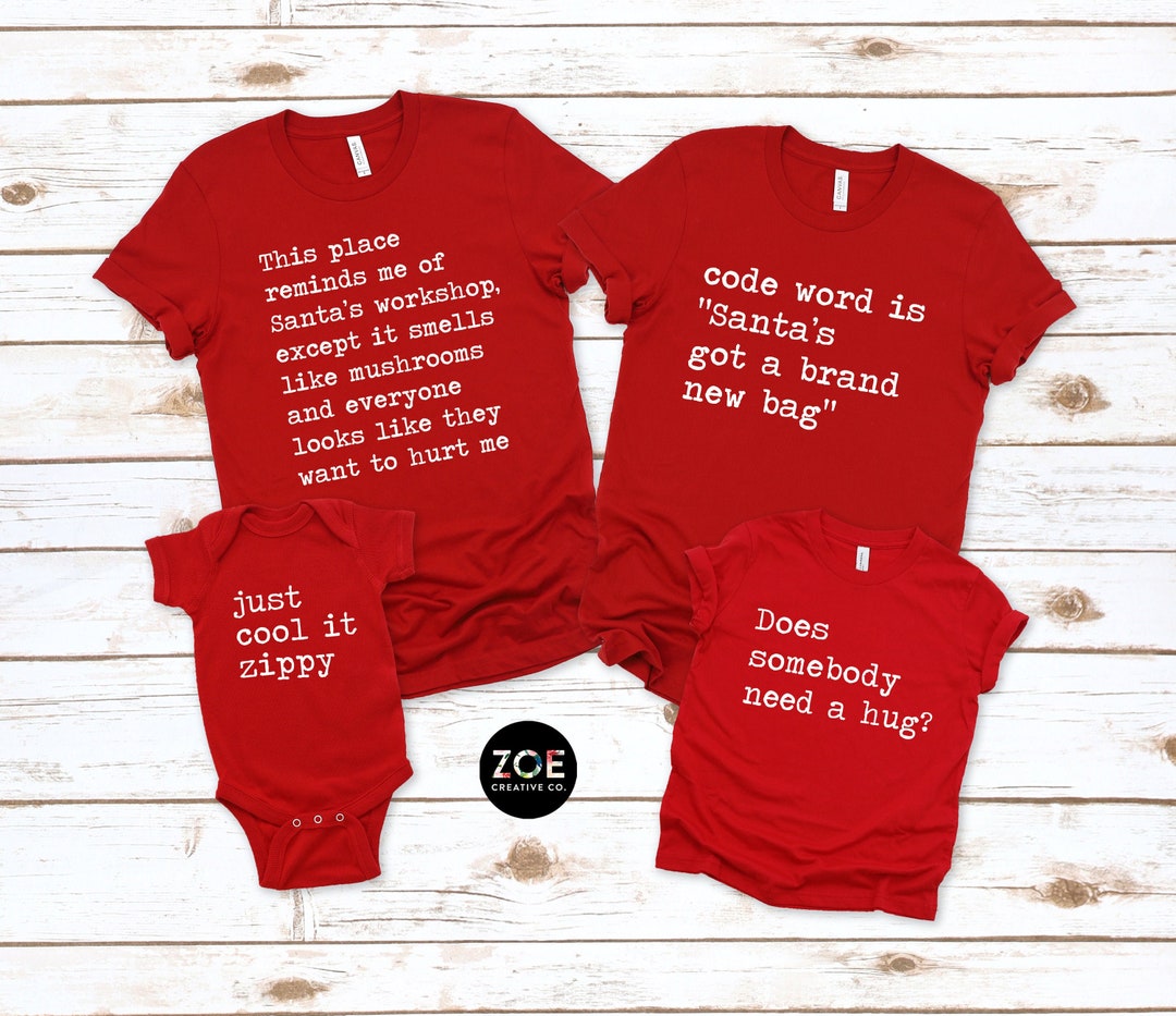 Elf Movie Quote Shirts, Elf Christmas Tees, Matching Elf Shirts