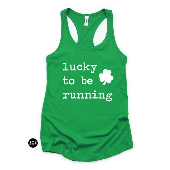 Lucky Running Shirt St Patricks Day Run T-Shirt Lucky Running Shirt St Patricks Day Run T-Shirt