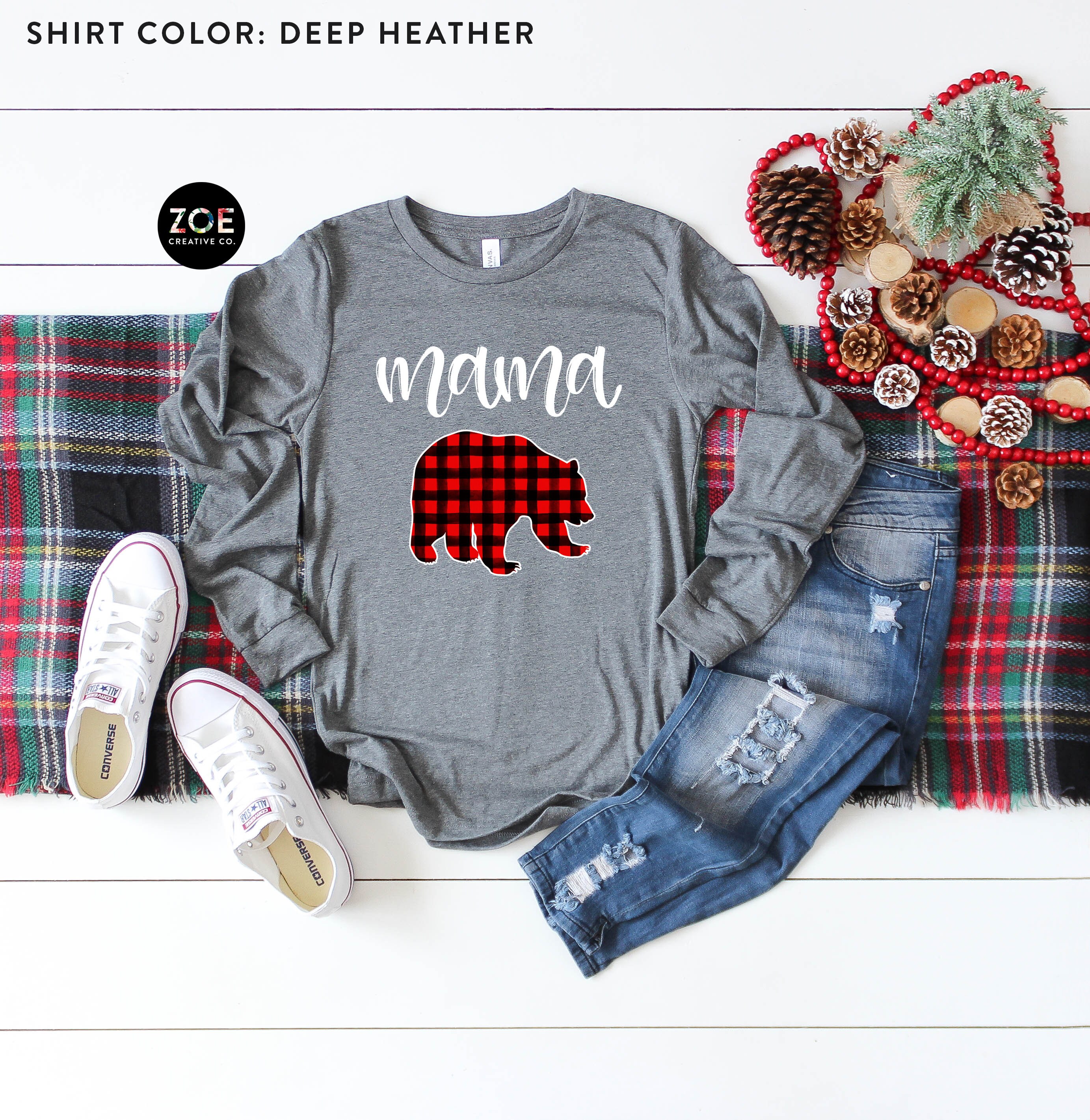 Mama Bear Shirt Papa Bear Mama Bear - Etsy