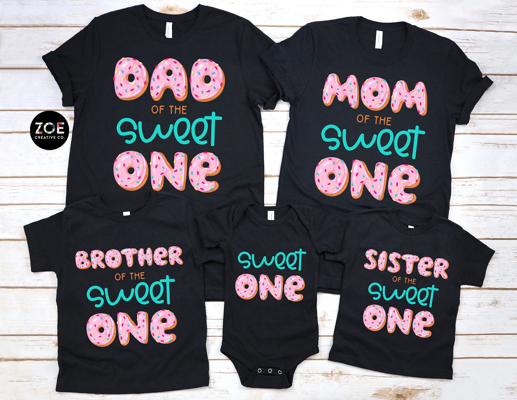 donut first birthday shirt