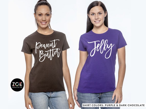 Peanut Butter Jelly Shirts Pb Grape Jam Halloween Costume Etsy