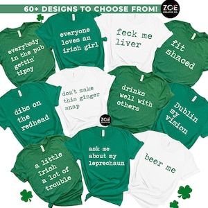60+ QUOTES Funny St Patricks Shirts, Funny St Patrick Shirts Matching Group, Cute Saint Patrick Shirts for Women, St. Patricks Group Tees