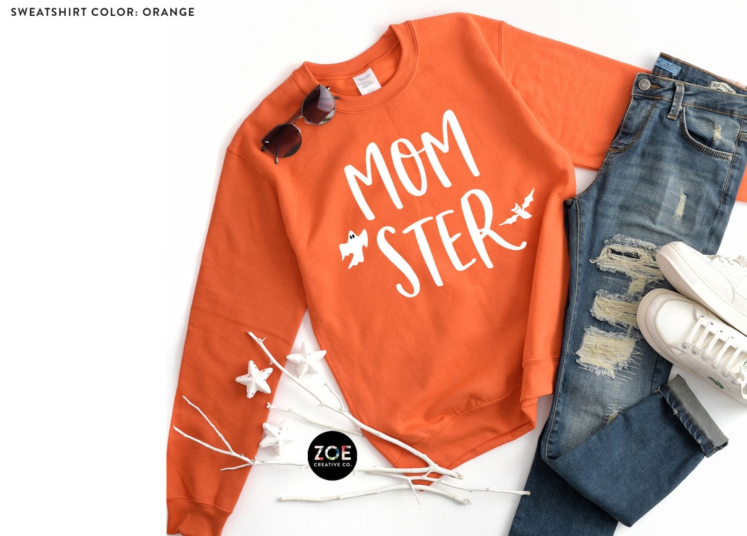 Momster, Mom Halloween Sweatshirt, Momster Shirt, Momster Sweater
